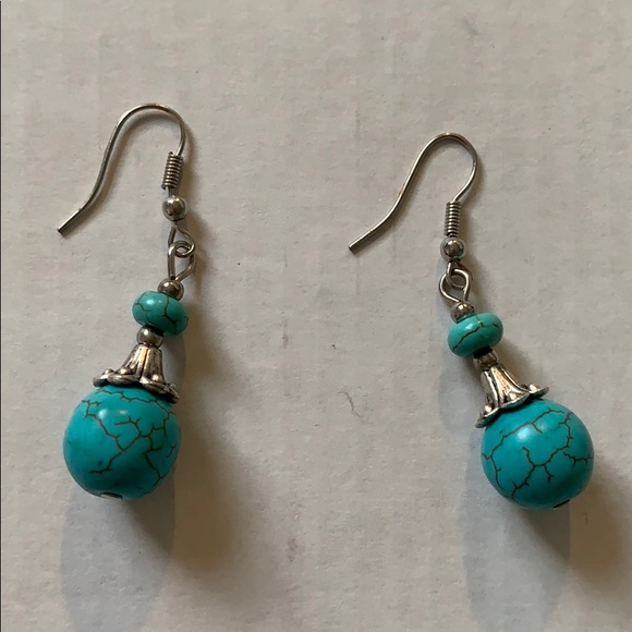 Lucky Brand turquoise bracelet and earring set - Picture 3 of 5